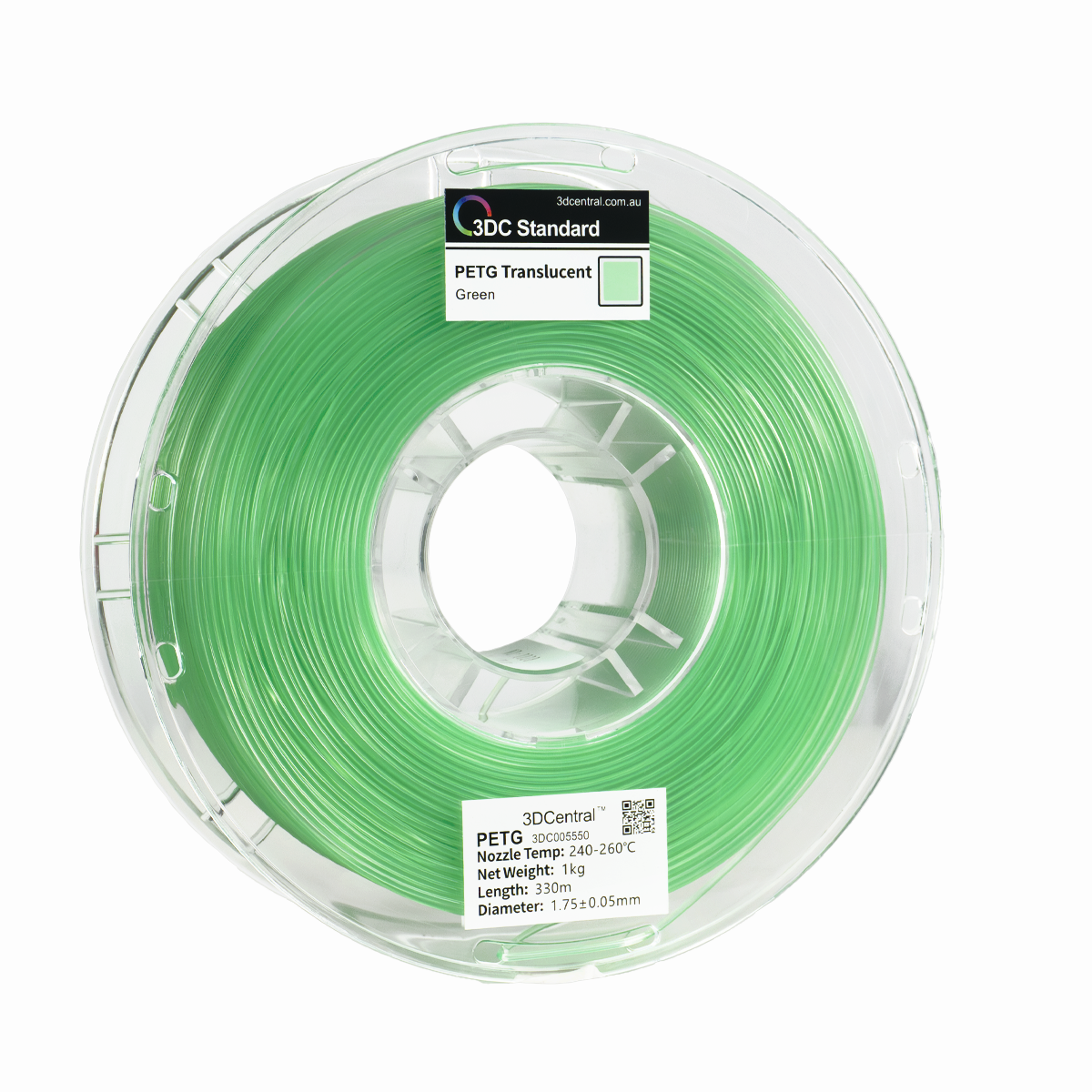 3DC Translucent PETG Filament