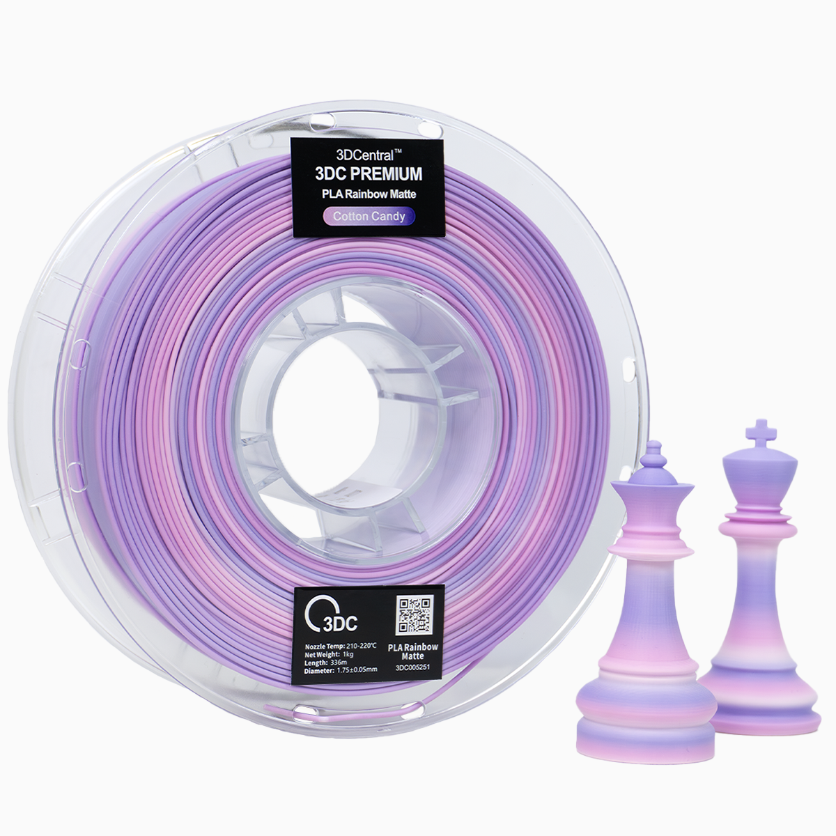 3DC Premium PLA Rainbow Filament