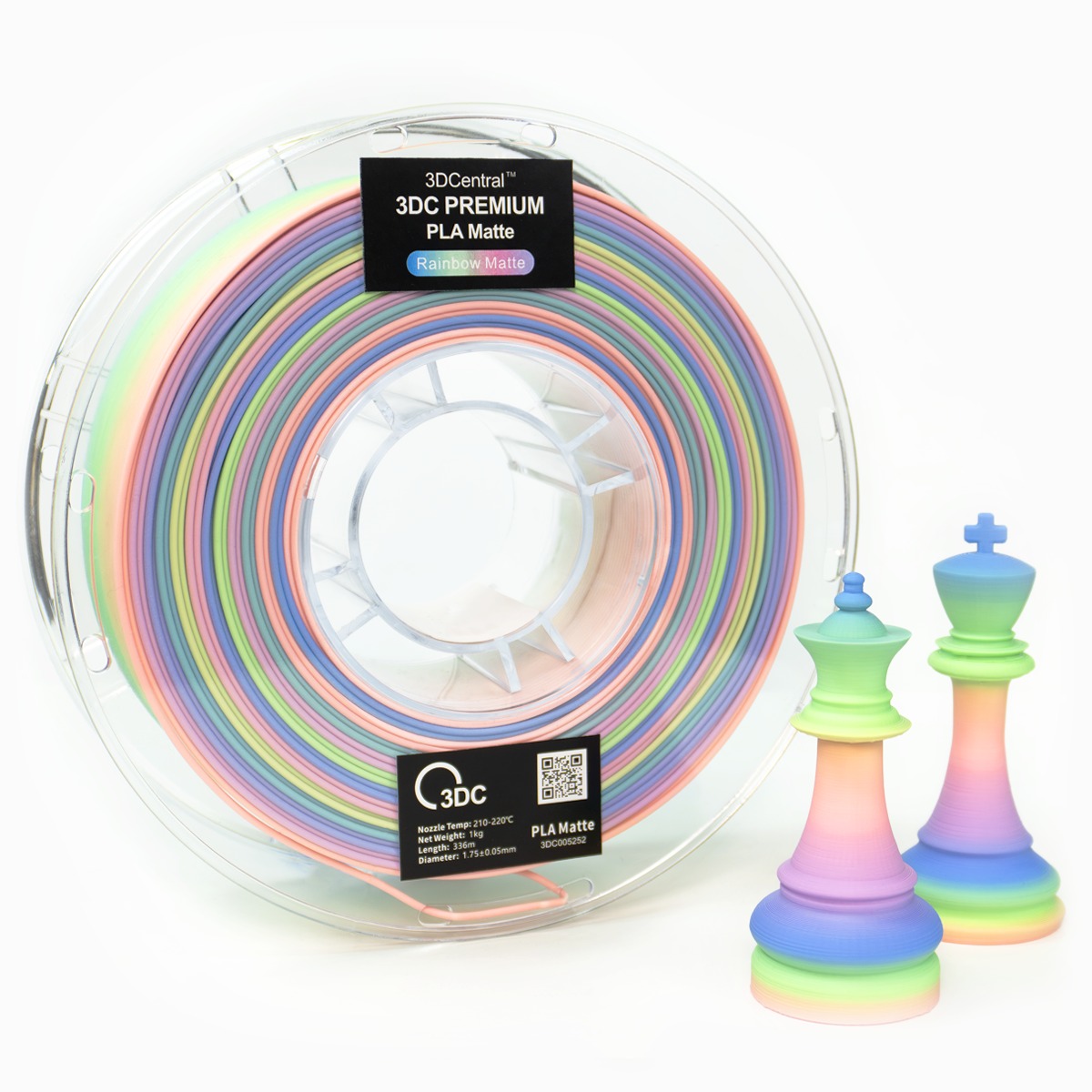 3DC Premium PLA Rainbow Filament