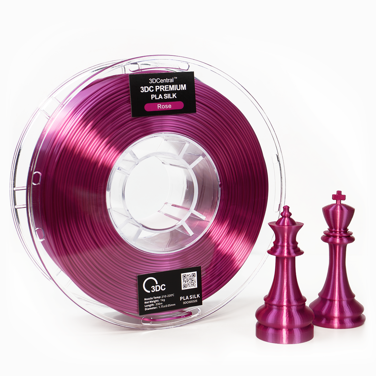 Premium rose 3D printer filament spool