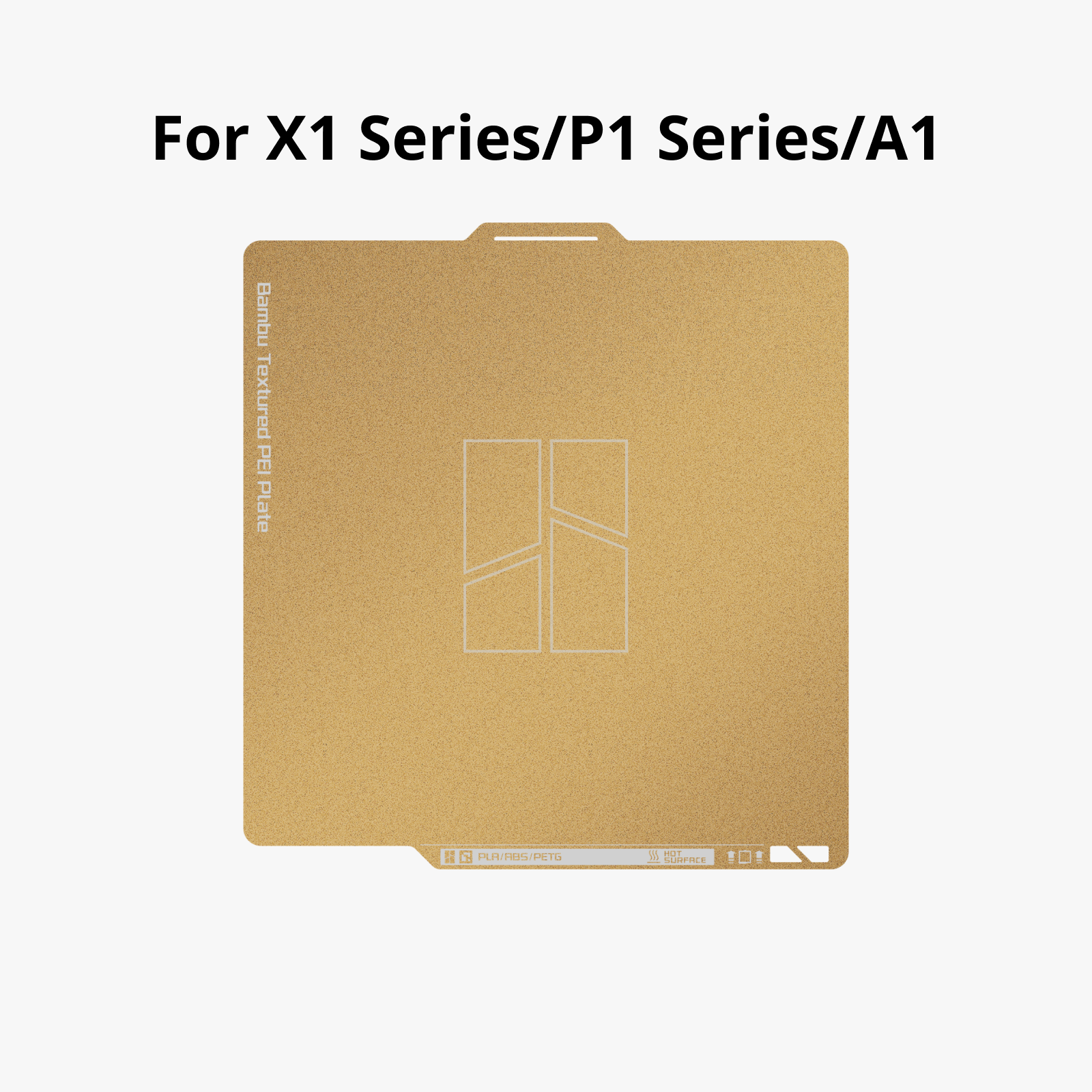 Bambu Textured PEI Plate (For X1/P1/A1) [FAP 007]