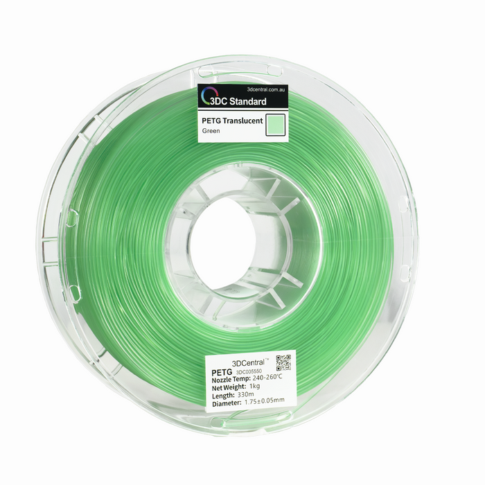 3DC Translucent PETG Filament – 3D Central