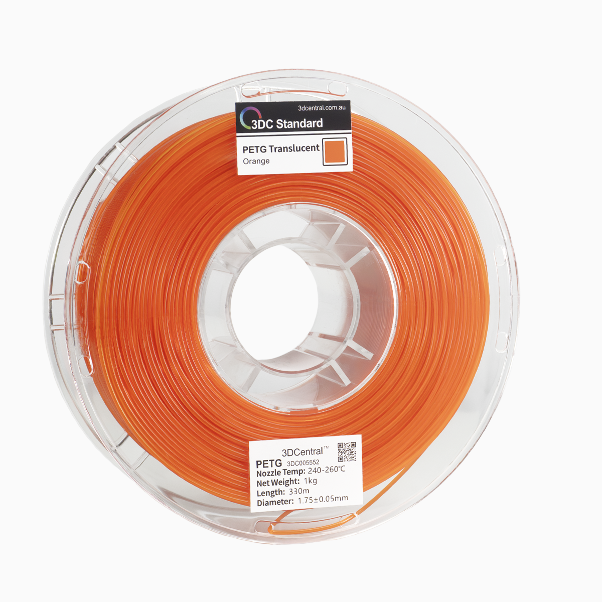 3DC Translucent PETG Filament