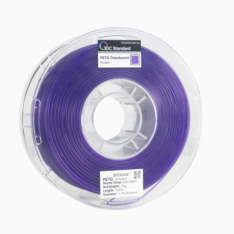 3DC Translucent PETG Filament – 3D Central