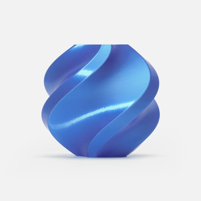 Silk blue PLA filament spool for 3D printing from 3D Central