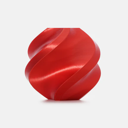 Silk red PLA filament spool for 3D printing from 3D Central