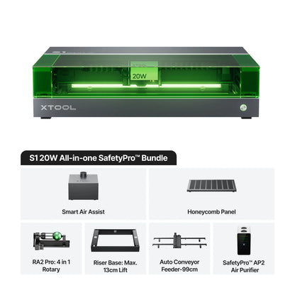 xTool S1 - 20W Diode Laser Engraver/Cutter