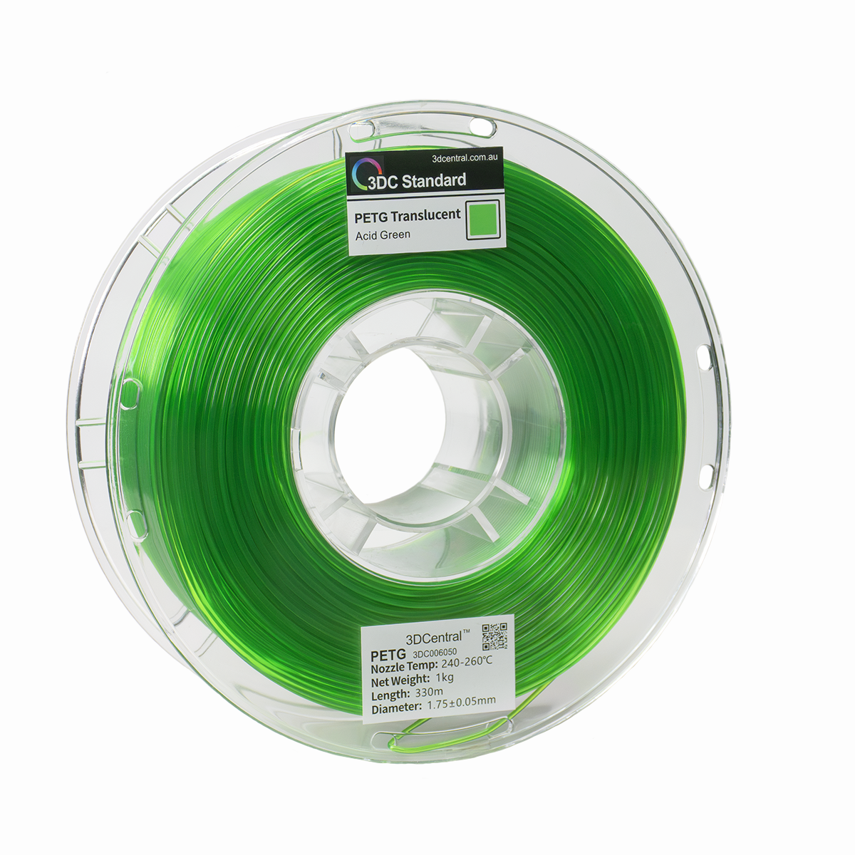 3DC Translucent PETG Filament