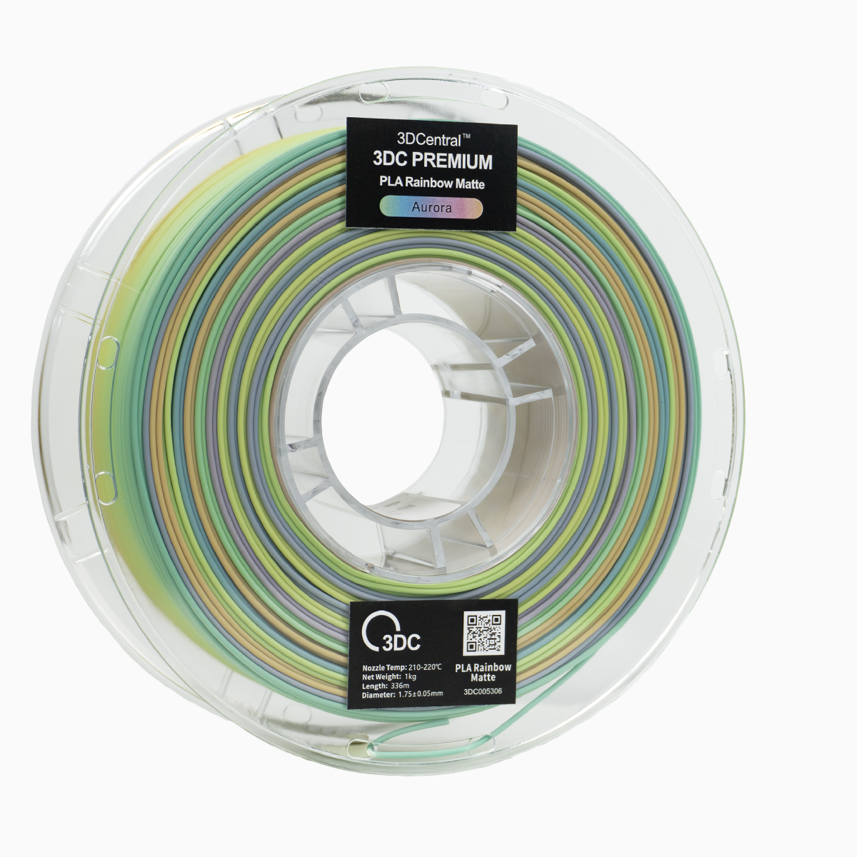 Premium aurora 3D printer filament spool