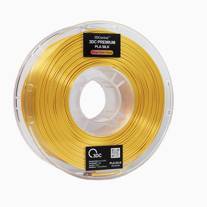 Premium rose and gold 3D printer filament spool
