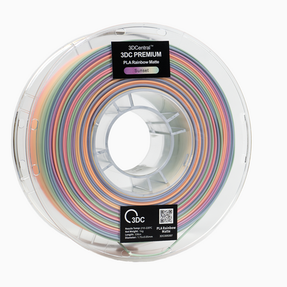 Premium sunset 3D printer filament spool