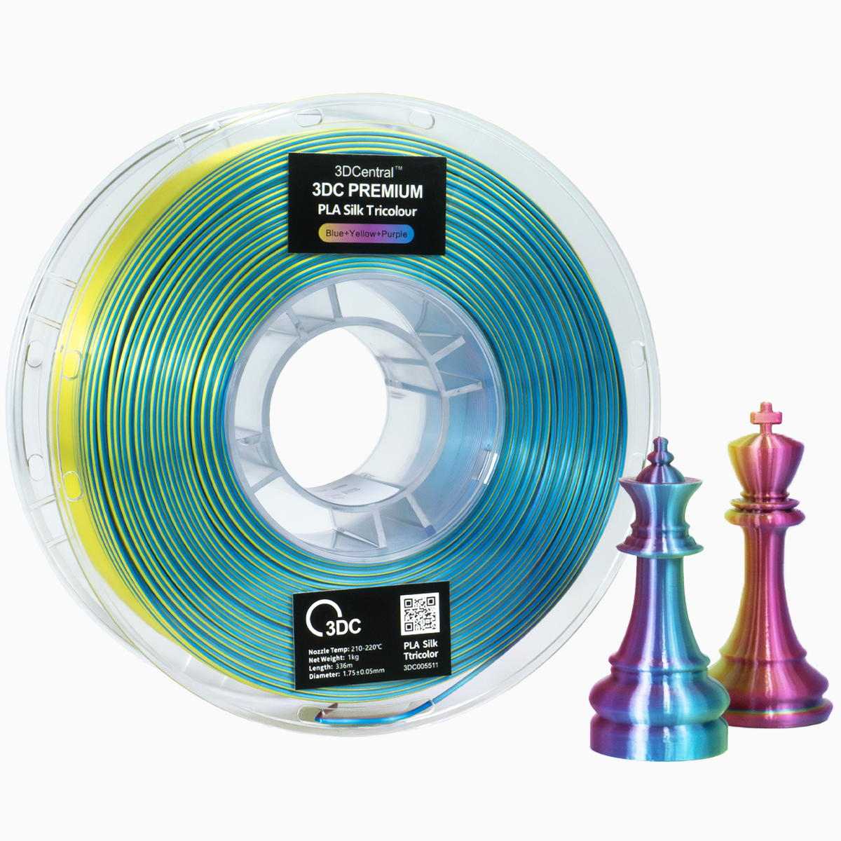3DC Premium PLA Rainbow Filament
